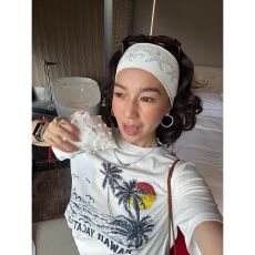 批发原版做法纯棉220克40支奥代尔食毛+手感圆领正肩短袖T恤女