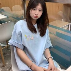 批发河北纯棉200g】纯棉印花<b class='q'>短袖</b>t恤女夏季新款设计感小众宽松上衣ins