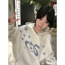 批发薄款/加绒 （纯棉华棉复合）卫衣女