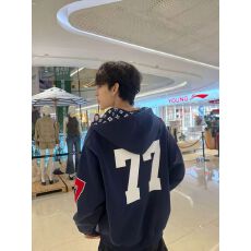 批发袖子刺绣/内里印花/盖链/内抽/后包领 （高克重）<b class='q'>情侣</b><b class='q'>拉链</b>卫衣