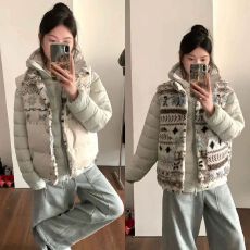 批发双面穿<b class='q'>马甲</b>羊羔毛外套复古冬季保暖立领坎肩棉服男女