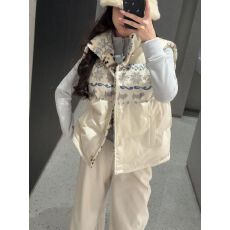 批发双面穿<b class='q'>马甲</b>羊羔毛外套复古冬季保暖立领坎肩棉服男女