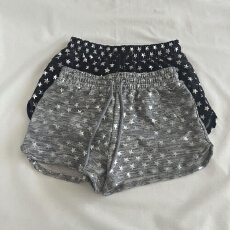 批发<b class='q'>韩版</b>ins风小星星印花宽松显瘦运动短裤阔腿裤春夏辣妹性感热裤潮