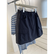 批发【有内衬】工装短裙女夏防走光<b class='q'>高腰</b>显腿长a字裙裤口