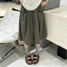 批发韩系高级感时尚休闲<b class='q'>半身裙</b>裤女2026夏季<b class='q'>新款</b>宽松百搭休闲