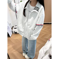 批发成品现货 薄款/加绒纯棉华棉复合布面+手感织带+订标外套女