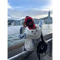 批发成品现货 薄款/加绒纯棉华棉复合布面+手感刺绣+订标外套女