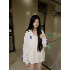 批发成品现货 薄款/加绒纯棉华棉复合布面+手感刺绣+订标外套女
