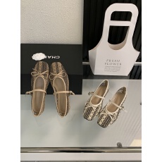 批发小香风玛丽珍单鞋2026新款网纱透气<b class='q'>韩版</b>方头浅口平底<b class='q'>女鞋</b>