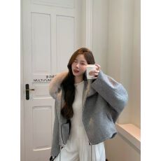 批发慵懒感千金风高级双面<b class='q'>羊绒</b><b class='q'>大衣</b>连帽100羊毛呢蓬松毛领斗篷外套女