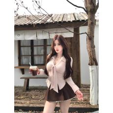 批发大码辣妹假两件长袖T恤女秋季设计感小众蕾丝打底衫胖MM显瘦上衣