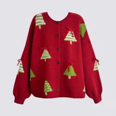 批发大码胖mm秋冬新款韩系时尚针织开衫毛衣女慵懒风宽松气质显瘦外套