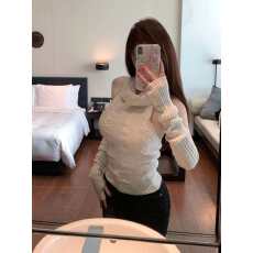 批发纯欲辣妹高领挂脖露肩针织背心女<b class='q'>秋</b>冬新款气质修身显瘦套头上衣潮