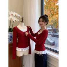 批发大码胖mm设计简约<b class='q'>通勤</b>百搭个性温柔舒适2026春季新款长袖女