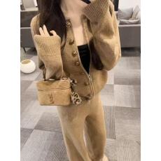 批发2025韩系气质针织毛衣长<b class='q'>裤</b>女装秋冬季新款百搭显瘦洋气<b class='q'>套装</b>