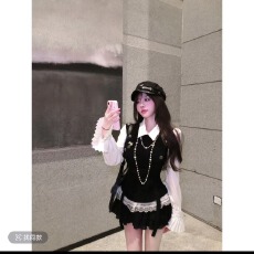 批发瑞茜·威瑟斯悉尼日记冬季千金显瘦修身马甲内搭<b class='q'>半身裙</b>