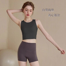 批发***度<b class='q'>运动</b>内衣女跑步防震防下垂<b class='q'>文胸</b>上衣健身训练背心瑜外穿伽服