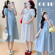 批发实拍 孕妇装夏季新款甜美减龄连衣<b class='q'>裙</b>