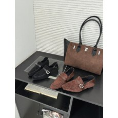 2025年复古方头平底内增高玛丽珍鞋新款通勤浅口搭扣单鞋女鞋