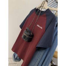 批发【纯棉】特大码300斤纯棉插肩袖t恤女2026夏季新款宽松短袖上衣