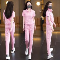 批发<b class='q'>大码</b>时尚<b class='q'>运动服</b>套装女装2026夏季新款韩版跑步服宽松两件套