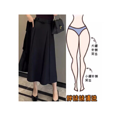 批发格洛森设计时髦时尚简约洋气高级显瘦立体开剪半身裙