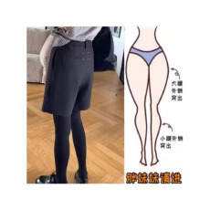 批发格洛森高腰显瘦时尚百搭简约休闲直筒毛呢短裤