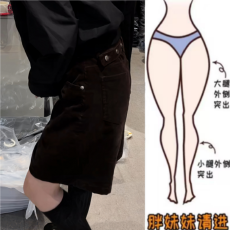 批发格洛森早秋新款设计感梨型身材高腰显瘦洋气百搭宽松阔腿休闲短裤