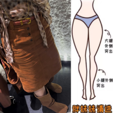 批发格洛森女秋季新款梨型身材高腰显瘦洋气百搭时尚休闲灯芯绒半身裙