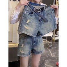 批发2025夏季新品女装牛仔短裤修身显瘦中腰学生外穿牛仔裤子<b class='q'>热裤</b>潮