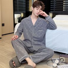 批发实拍德绒<b class='q'>睡衣</b><b class='q'>情侣</b><b class='q'>秋冬季</b>新款<b class='q'>睡衣</b>男女长袖开衫套装