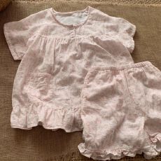 批发网图 云朵棉  韩国ins甜美小<b class='q'>碎花</b>睡衣女2026夏季新款短袖<b class='q'>短裤</b>套装