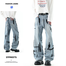 批发【限价169】2026舒适直筒牛仔裤男女春季新美式潮牌复古休闲裤