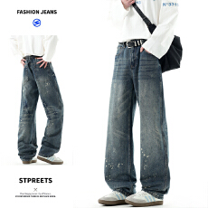 批发【限价169】舒适直筒牛仔裤男女春夏季美式<b class='q'>裤子</b>潮牌复古休闲裤