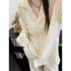 2026网红新款云朵棉长袖睡衣少女可爱甜美卡通睡衣长裤家居服套装