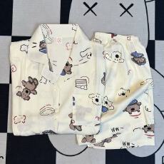 批发夏季网红新款云朵棉短袖睡衣少女可爱<b class='q'>甜美</b>卡通睡衣短裤家居服套装