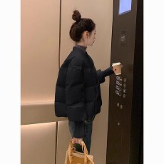 批发短款羽绒棉服女2025新款秋冬季小个子加厚保暖面包服<b class='q'>棒球</b>领外套潮