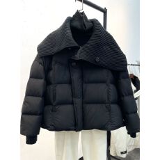 批发2025年冬季棉服女装新款时尚针织翻领小个子<b class='q'>通勤</b>风加厚保暖外套