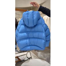 批发2025年冬季新款<b class='q'>韩版</b>宽松加厚保暖泡芙棉服<b class='q'>外套</b>女装蓝色面包服上衣