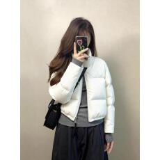 批发韩版时尚短款保暖高级感小个子立领面包服女棉服冬装加厚棉衣外套