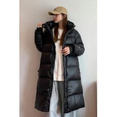 批发韩版宽松棉服女中长款过膝棉衣冬季韩版<b class='q'>新款</b>黑色加厚棉袄<b class='q'>情侣</b><b class='q'>外套</b>