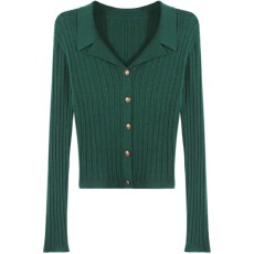 批发天猫抖音质量早秋冬季新款复古气质针织衫女长袖修身上衣