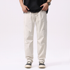 批发2025新款 美式小弯刀工装伐木长裤子男