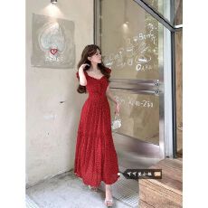 批发2026夏季新款收腰显瘦时尚设计感<b class='q'>波点</b>海边度假风<b class='q'>连衣裙</b>女装chic潮