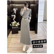 批发秋穿搭一整套<b class='q'>卫衣</b><b class='q'>套装</b>2025新款高级感半身裙长裙巨<b class='q'>好看</b><b class='q'>套装</b>