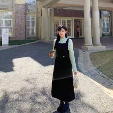 批发<b class='q'>大码</b>女装显瘦胖mm法式优雅叠穿显瘦<b class='q'>连衣裙</b>冬季