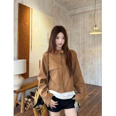批发咖色复古小个子夹克外套女<b class='q'>短款</b>2026春季韩版设计感小众美拉德上衣