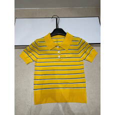 批发<b class='q'>女装</b>2026春夏新品法式学院风刺绣Polo领针织衫短袖套头T恤上衣女