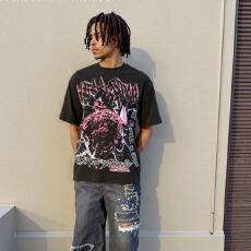 2026年夏季新款Hellstar地狱之星美式高街Vintage短袖潮牌T恤上衣