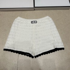 批发2026年夏季新款针织M字母短裤  三件套分开批  潮牌三标齐全